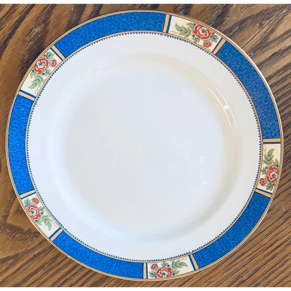 Dinner Plate - Hand Painted Antique 1930s Allertons Ltd. Bone China - Picture 2 of 6